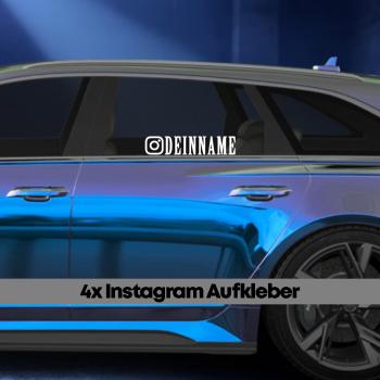 Instagram Aufkleber - 4er Set